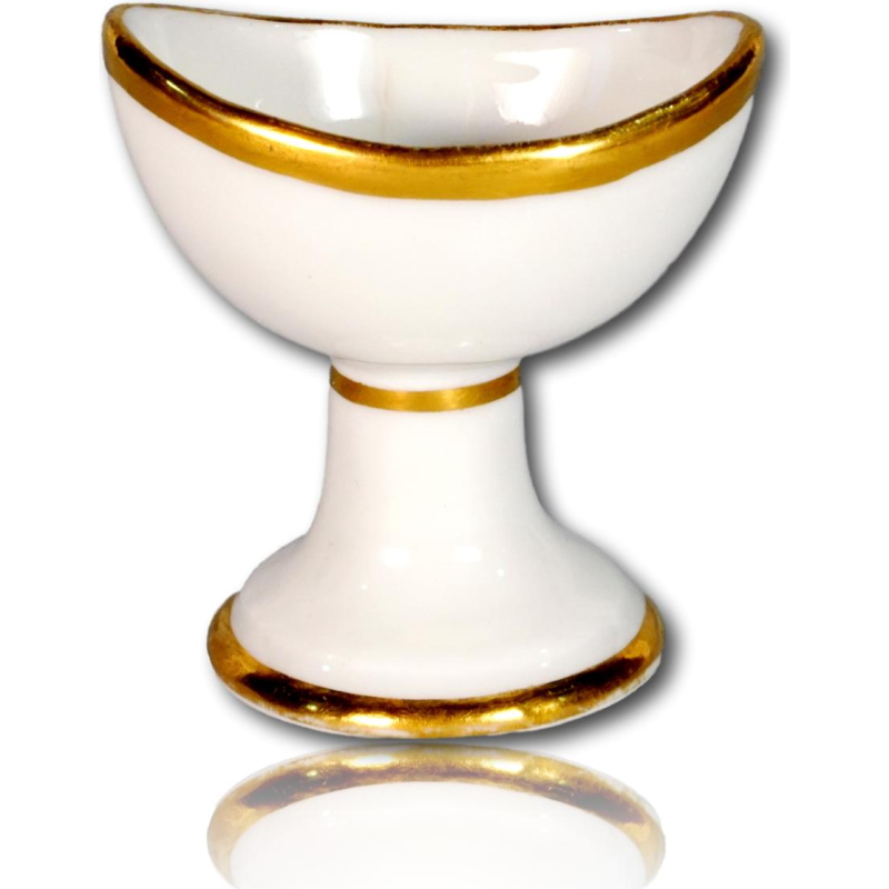 Porcelaine de Paris, bain d'oeil ou rince oeil, époque Empire