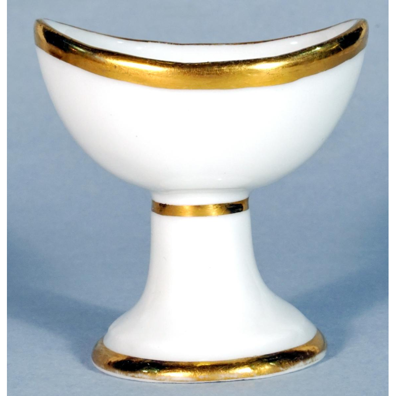 Porcelaine de Paris, bain d'oeil ou rince oeil, époque Empire