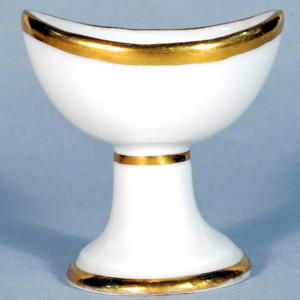 Porcelaine de Paris, bain d'oeil ou rince oeil, époque Empire