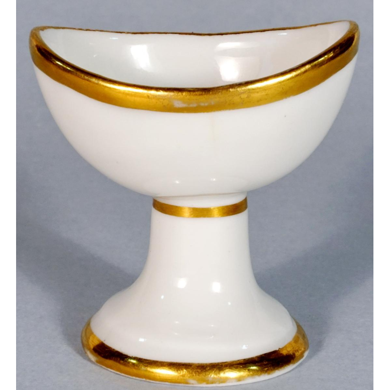 Paris porcelain, eye bath or eye rinse, Empire period