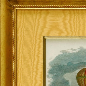 Gravure "ballon" (heteluchtballon) - 1e helft 19e eeuw