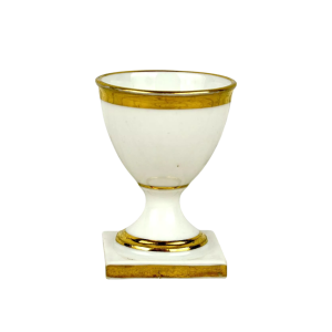 Paris porcelain - Schoelcher factory, egg cup, early 19th century