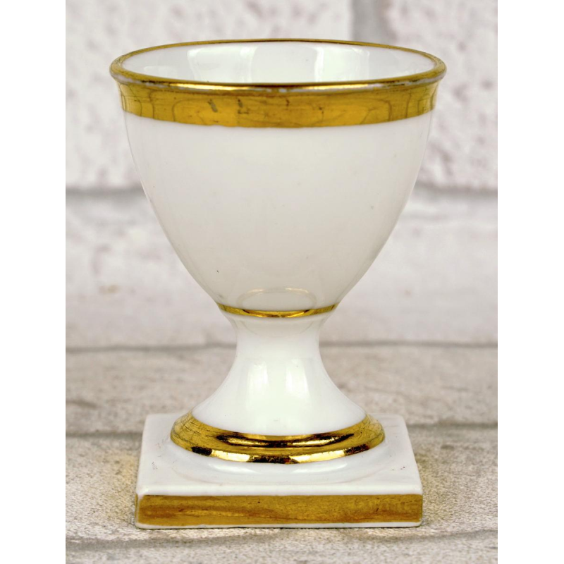 Paris porcelain - Schoelcher factory, egg cup, early 19th century