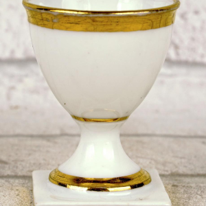 Paris porcelain - Schoelcher factory, egg cup, early 19th century