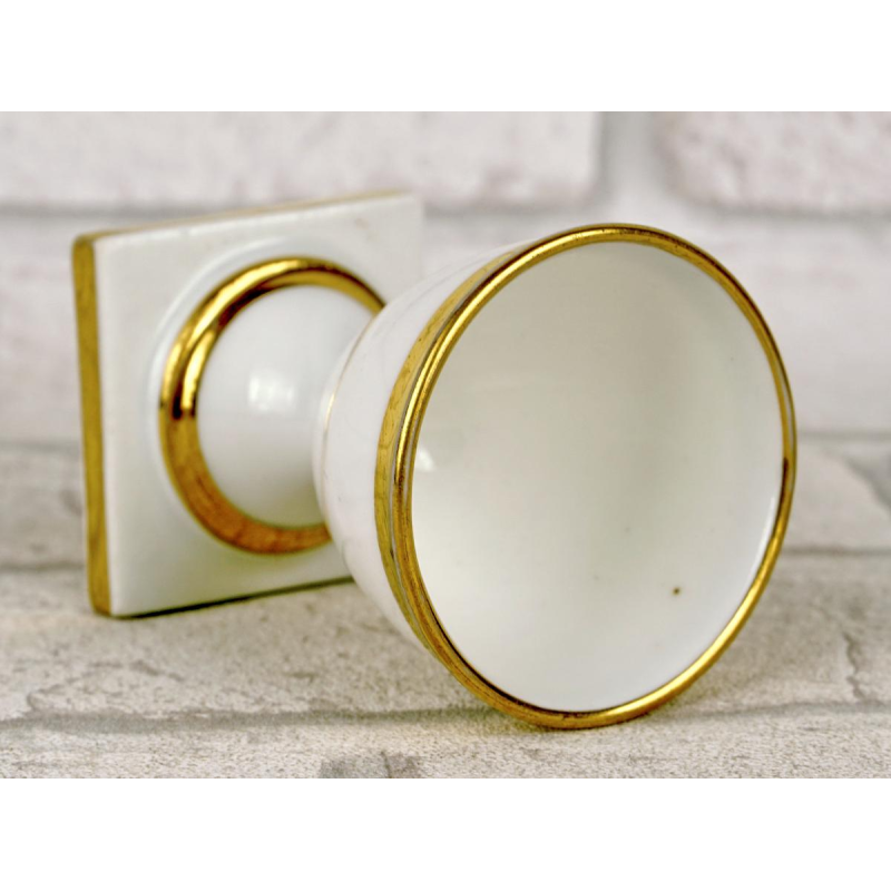 Porcelaine de Paris - Manufacture de Schoelcher, coquetier, début XIXe