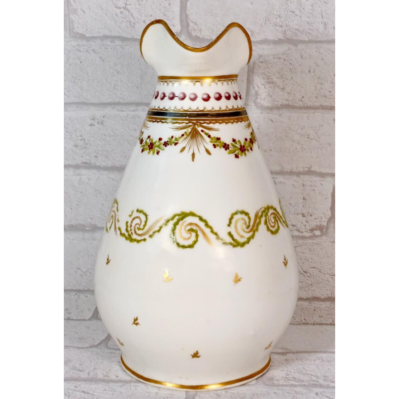 Porcelaine de Paris, broc à eau Louis XVI, XVIIIe s