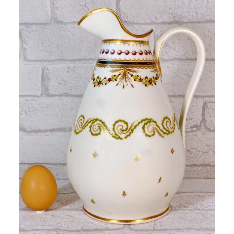 Paris porcelain, Louis XVI water jug, 18th century