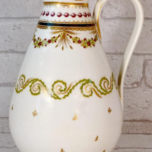 Paris porcelain, Louis XVI water jug, 18th century