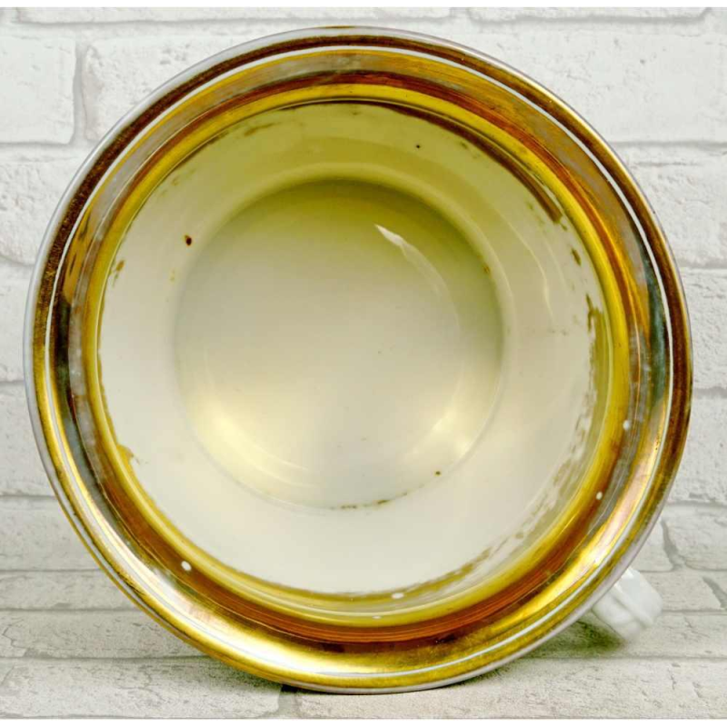 Pot d'aisance aux armes de Napoleon 1er et Marie-Louise en porcelaine, XIXe s