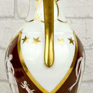 Porcelaine de Paris, broc à eau, époque Empire, XIXe s