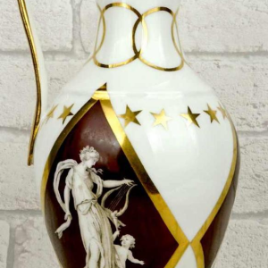 Paris porcelain, water jug, Empire period, 19th century