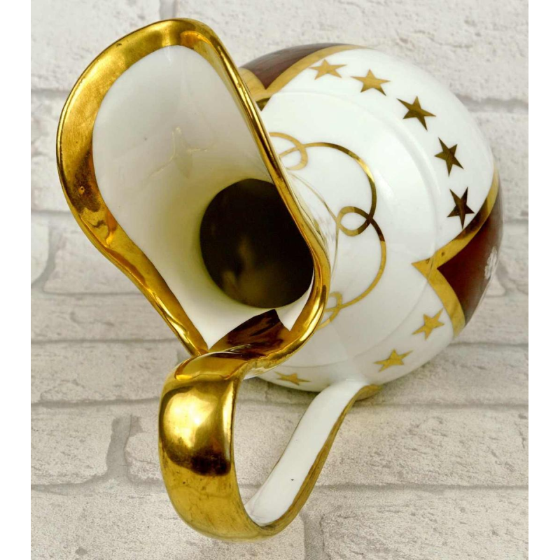 Paris porcelain, water jug, Empire period, 19th century