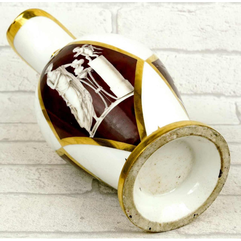 Porcelaine de Paris, broc à eau, époque Empire, XIXe s