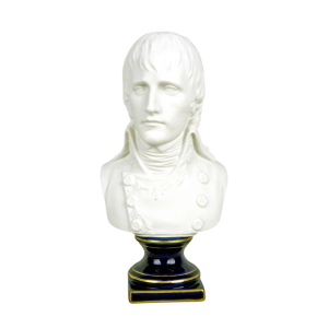 Buste du Général Bonaparte en biscuit de porcelaine, XIXe s
