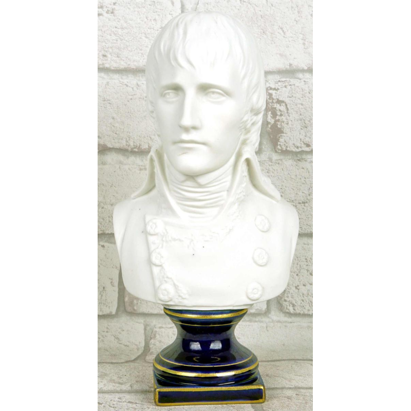 Buste du Général Bonaparte en biscuit de porcelaine, XIXe s