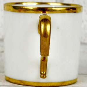 Parijs porselein, litron kop en schotel, laat 18e eeuw