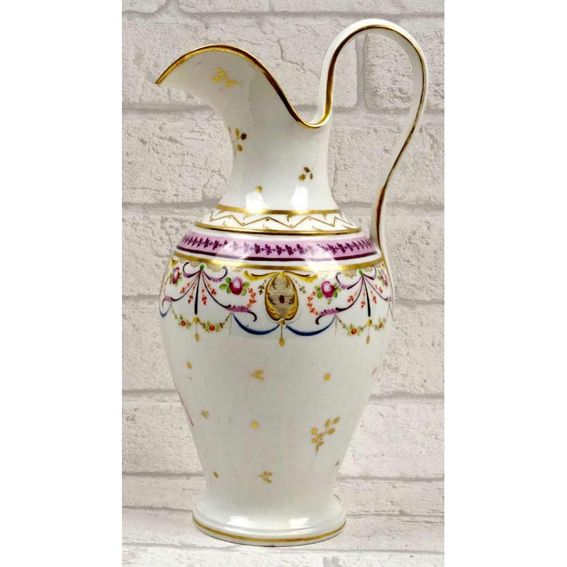 Porcelaine de Paris - Atelier de Halley, broc à eau, ca 1795-1800