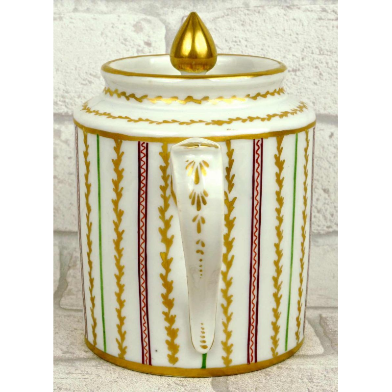 Porcelaine de Bordeaux - Atelier des Verneuilh, théière cafetière, XVIIIe s