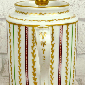 Porcelaine de Bordeaux - Atelier des Verneuilh, théière cafetière, XVIIIe s