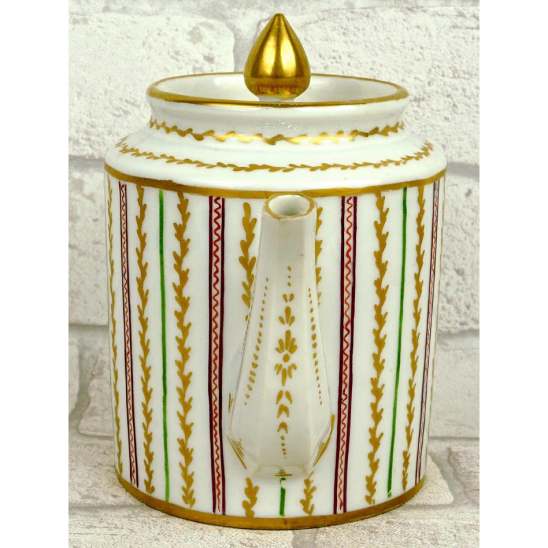 Porcelaine de Bordeaux - Atelier des Verneuilh, théière cafetière, XVIIIe s