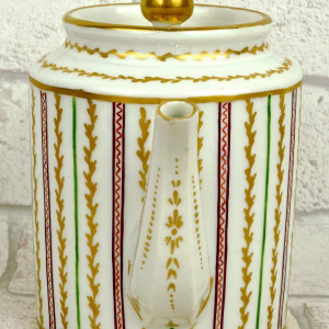 Bordeaux porselein - Verneuilh atelier, theepot koffiepot, 18e eeuw