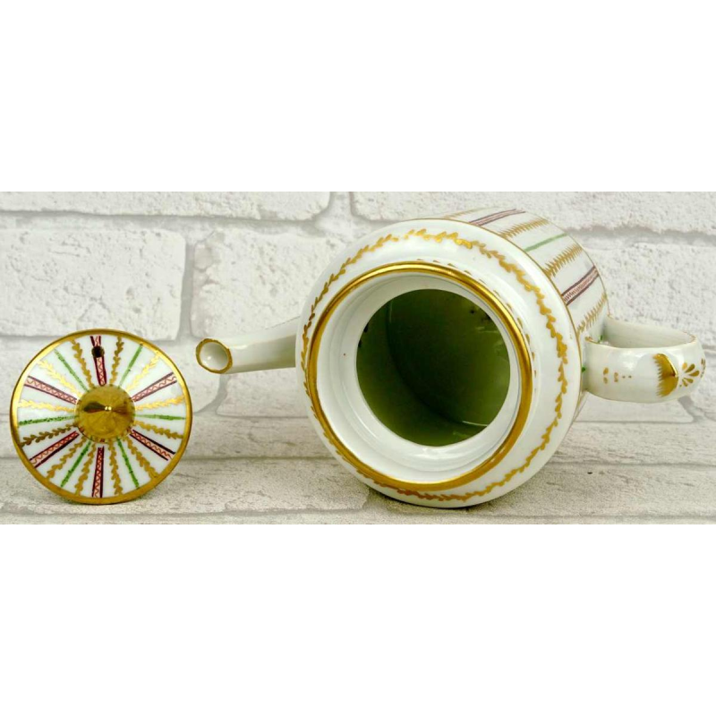 Bordeaux porcelain - Verneuilh workshop, teapot coffee pot, 18th century