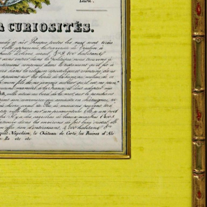 J. Henry “La Corse“ gravure carte départementale, début XIXe s