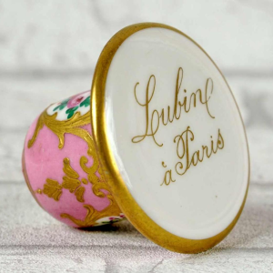 Parijs (of Limoges) porselein voor Lubin, parfumeur in Parijs, blush vijzel, 19e eeuw