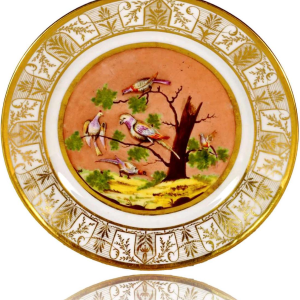 Porcelaine de Paris - Atelier de Levasseur, bord, begin 19e eeuw