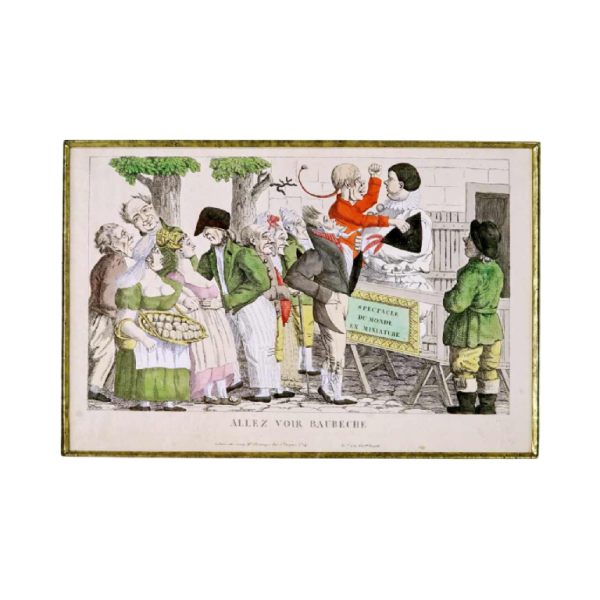 Gravure - Allez Voir Baubèche - Spektakel van de wereld in miniatuur - Empire periode