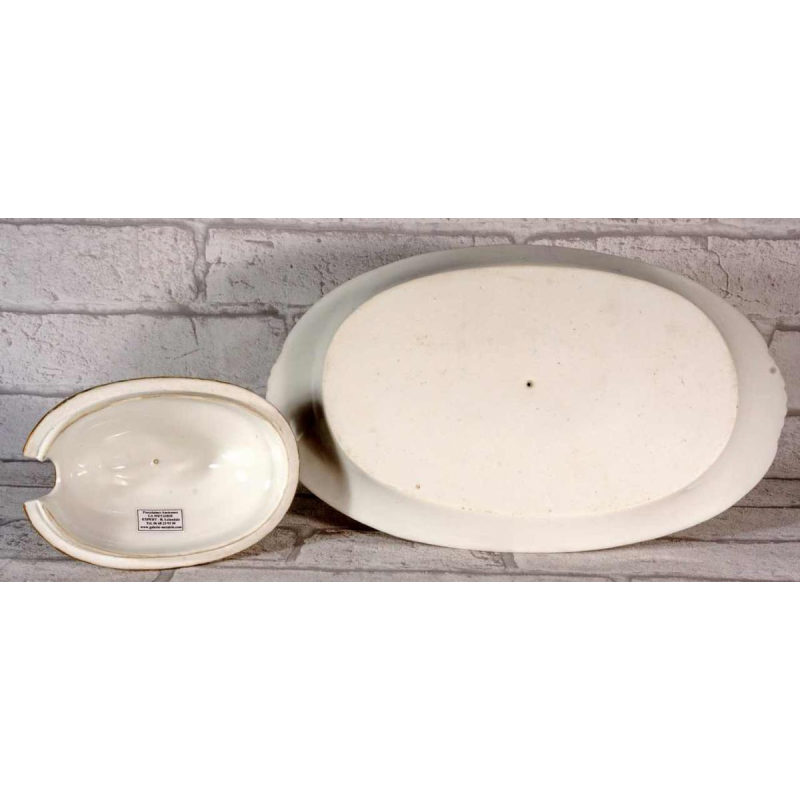 Porcelaine de Paris - Manufacture du Duc d'Angoulême, sucrier couvert, XVIIIe s