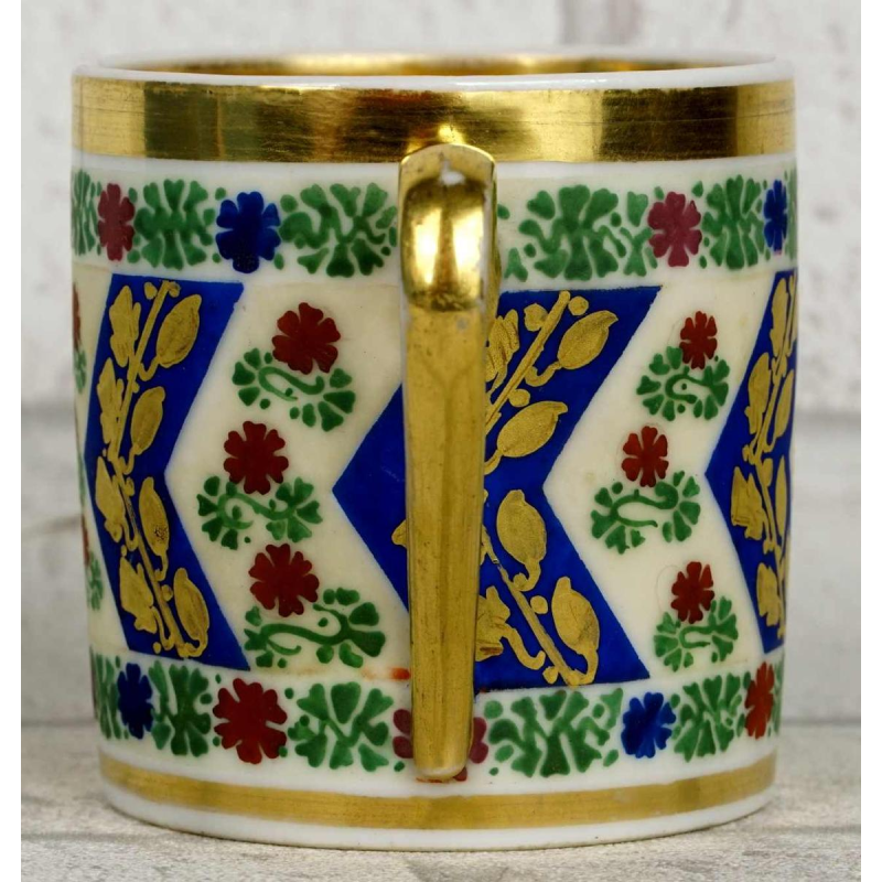 Paris porcelain, cup and saucer - early 19th century