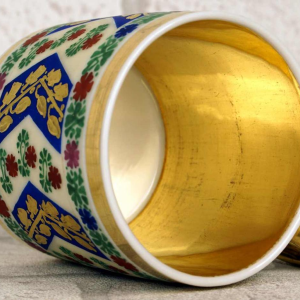 Porcelaine de Paris, tasse et soucoupe - début XIXe s