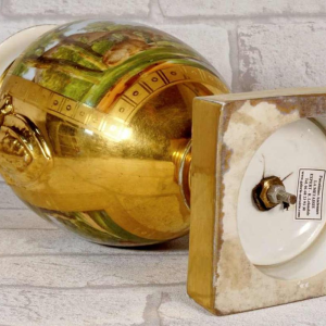 Paris porcelain, Empire period baluster vase, painted landscape and deer decoration, early 19th century