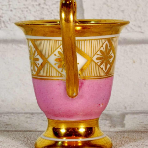 Porcelaine de Paris, petite tasse et soucoupe, début XIXe s