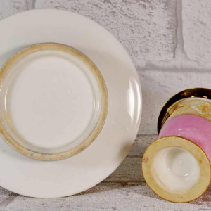 Porcelaine de Paris, petite tasse et soucoupe, début XIXe s