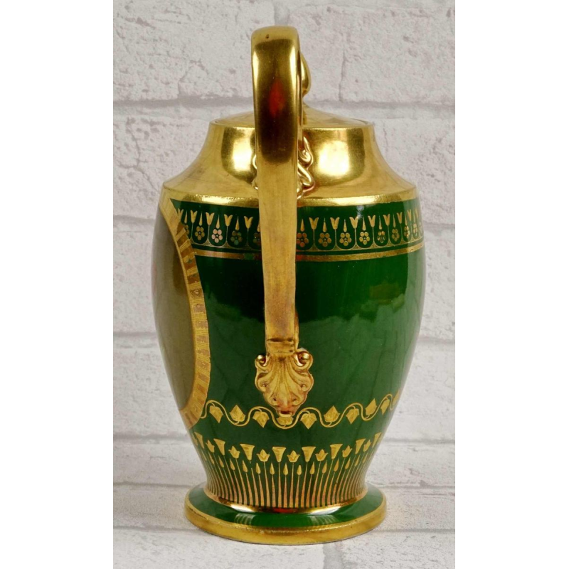 Porcelaine de Paris - Manufacture de Dagoty, verseuse / théière, style Empire, XIXe s