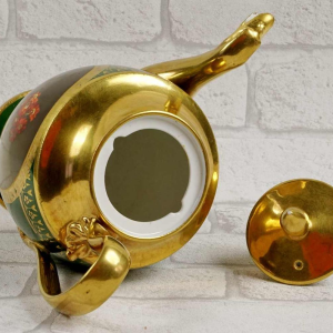 Porcelaine de Paris - Manufacture de Dagoty, theepot, Empire stijl, 19e eeuw