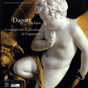 Porcelaine de Paris - Manufacture de Dagoty, theepot, Empire stijl, 19e eeuw