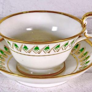 Manufacture de Dagoty et Honoré, Parijs porseleinen theekopje, 19e eeuw