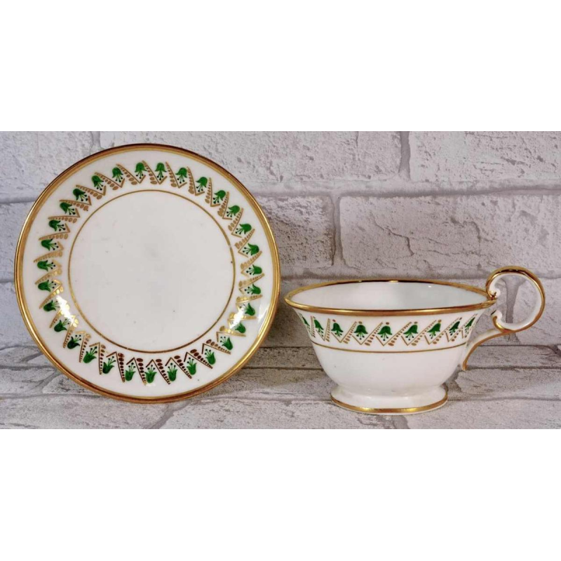 Manufacture de Dagoty et Honoré, Paris porcelain teacup, 19th c