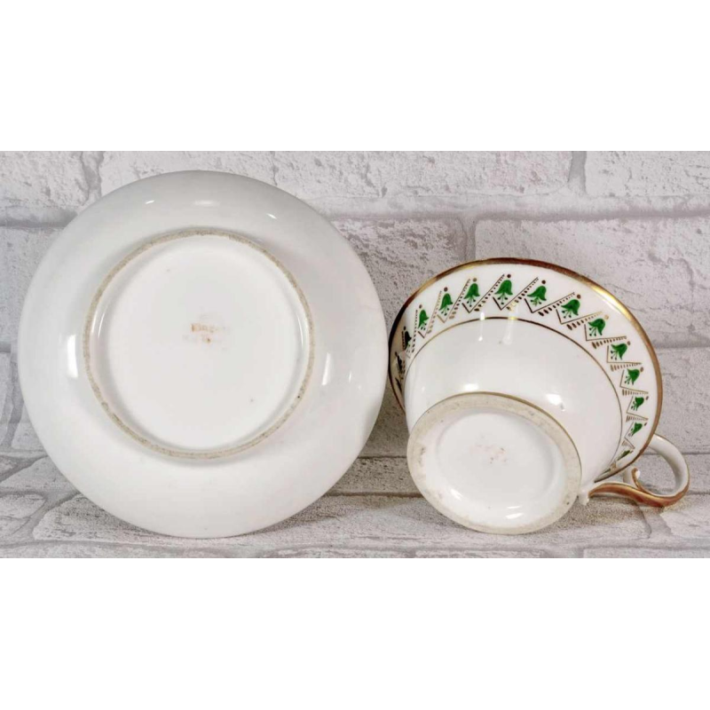 Manufacture de Dagoty et Honoré, Paris porcelain teacup, 19th c