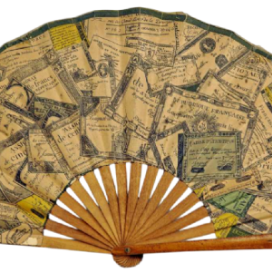 HEROLD et Cie imprimeur et E. FAUCO, éventail aux assignats révolutionnaires, XIXe s