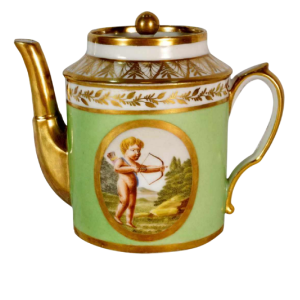 Paris porcelain, coffee/tea pot, early 19th century