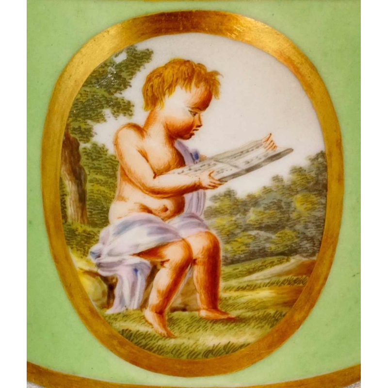 Porcelaine de Paris, cafetière / théière, début XIXe s