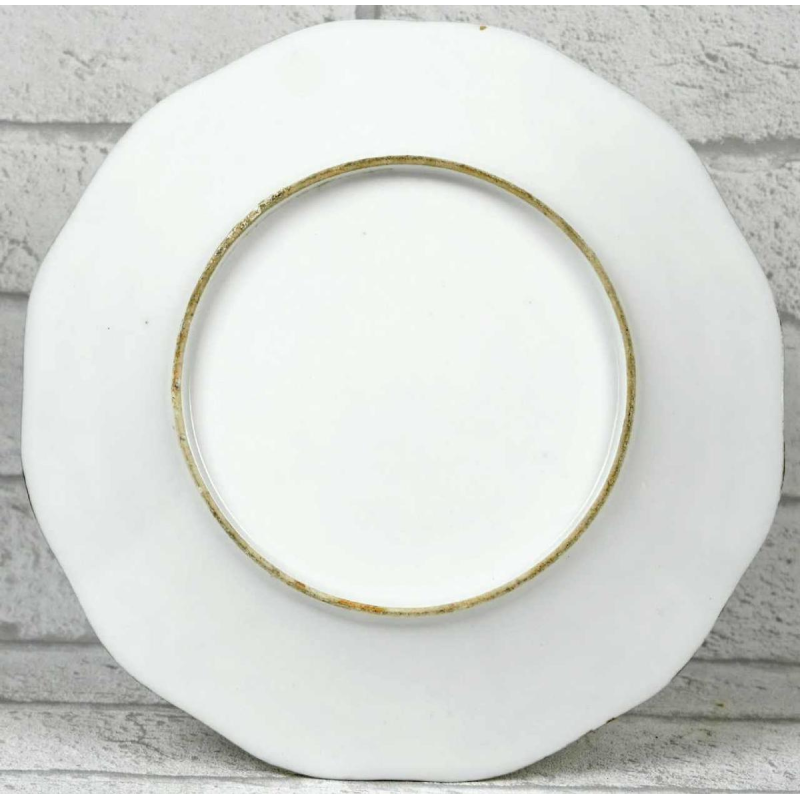 Porcelaine de Paris, petite assiette à dessert, XVIIIe s