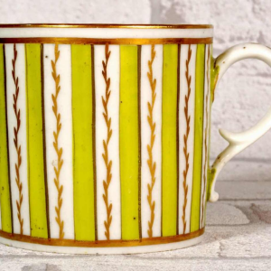 Porcelain PARIS - Manufacture de Pont aux Choux, cup and saucer, 18th c