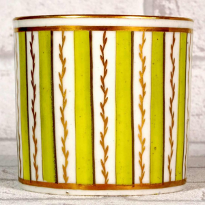 Porselein PARIJS - Manufacture de Pont aux Choux, kop en schotel, 18e eeuw