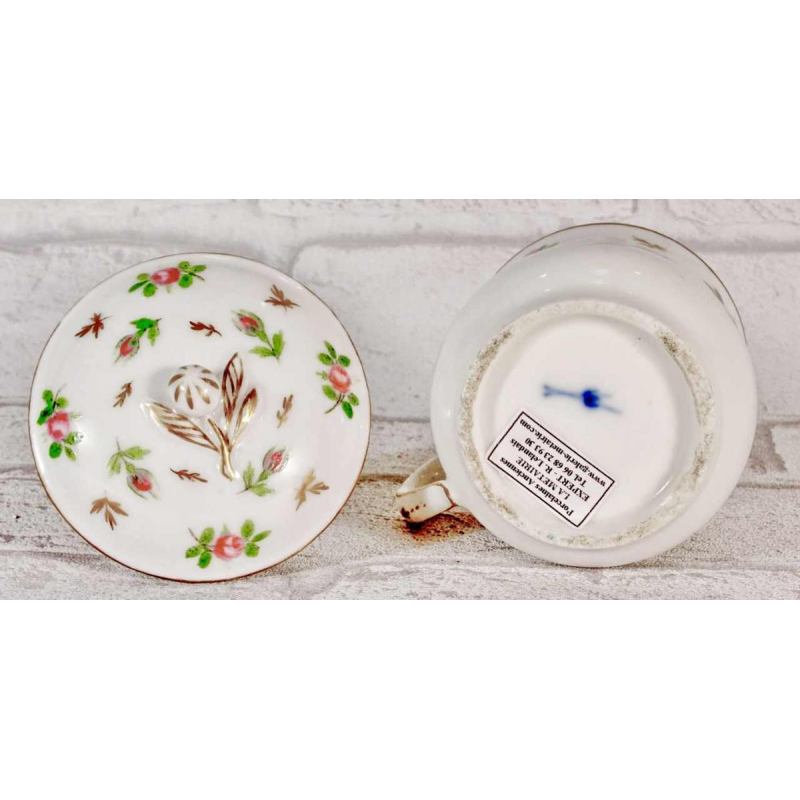 Porcelaine de Paris - Manufacture de Locre, pot à crème ou à Jus, XVIIIe s