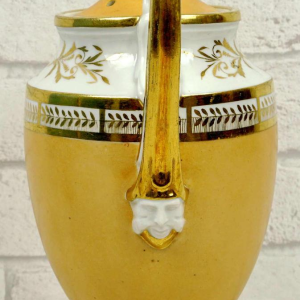 Parijs porselein, grote koffiepot - theepot, vroeg 19e eeuw